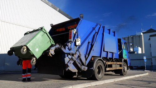 Professional office clearance team at work in Northolt